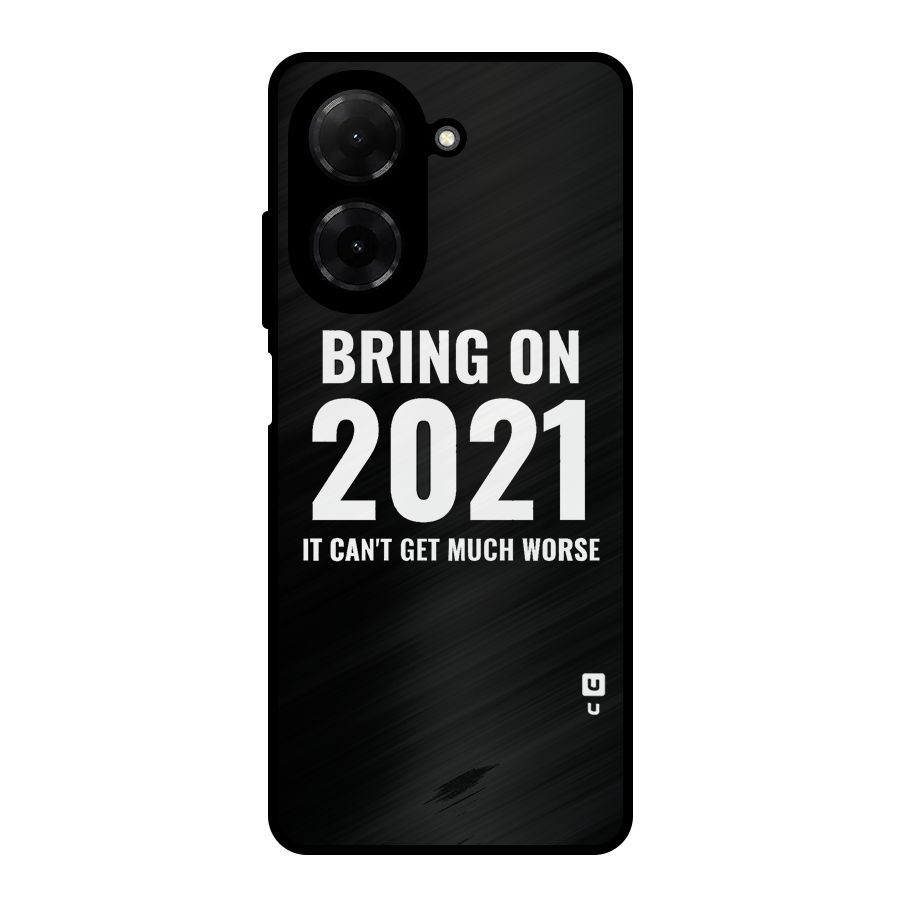 Bring On 2021 Metal Back Case for Redmi A5 4G