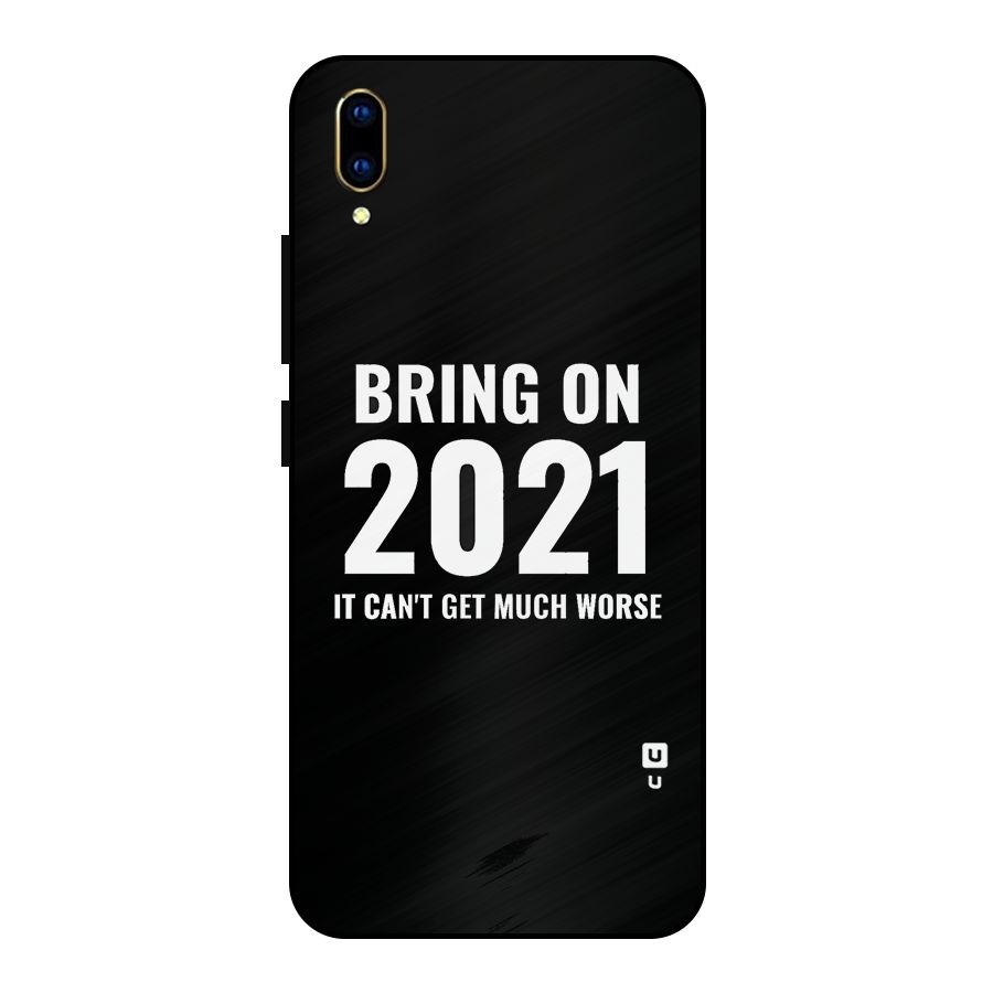 Bring On 2021 Metal Back Case for Vivo V11 Pro