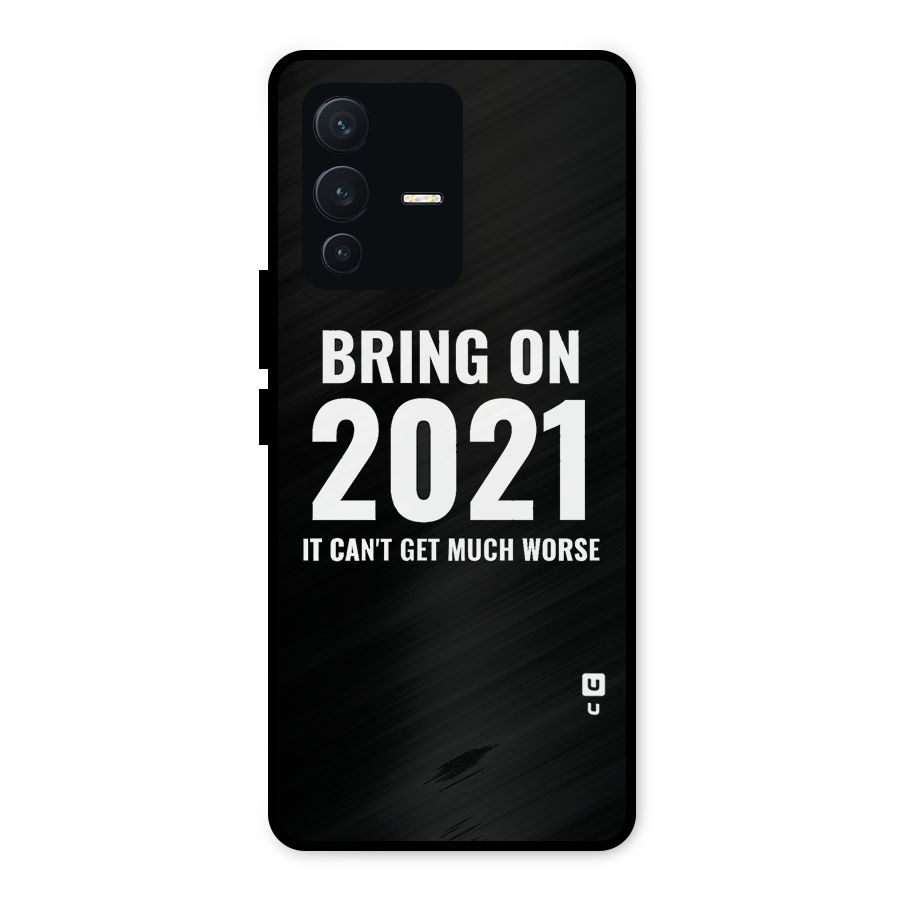 Bring On 2021 Metal Back Case for Vivo V23 5G