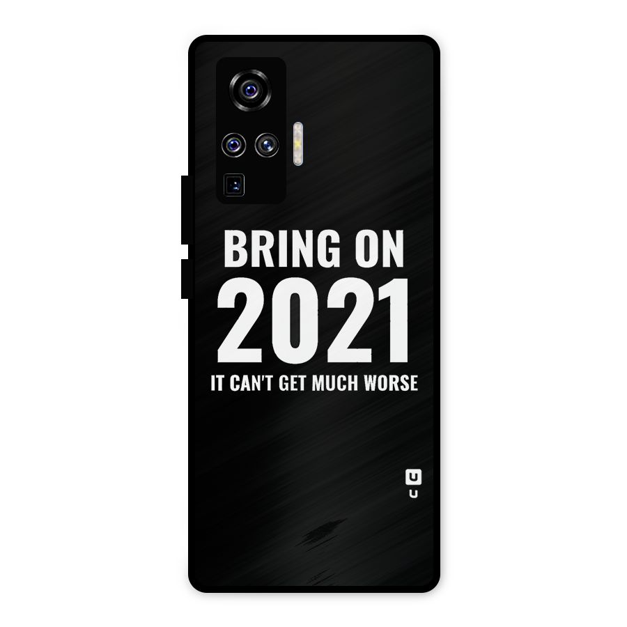 Bring On 2021 Metal Back Case for Vivo X50 Pro