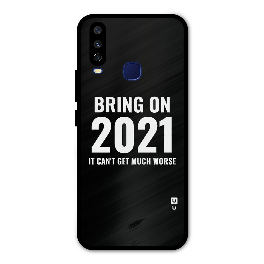 Bring On 2021 Metal Back Case for Vivo Y15