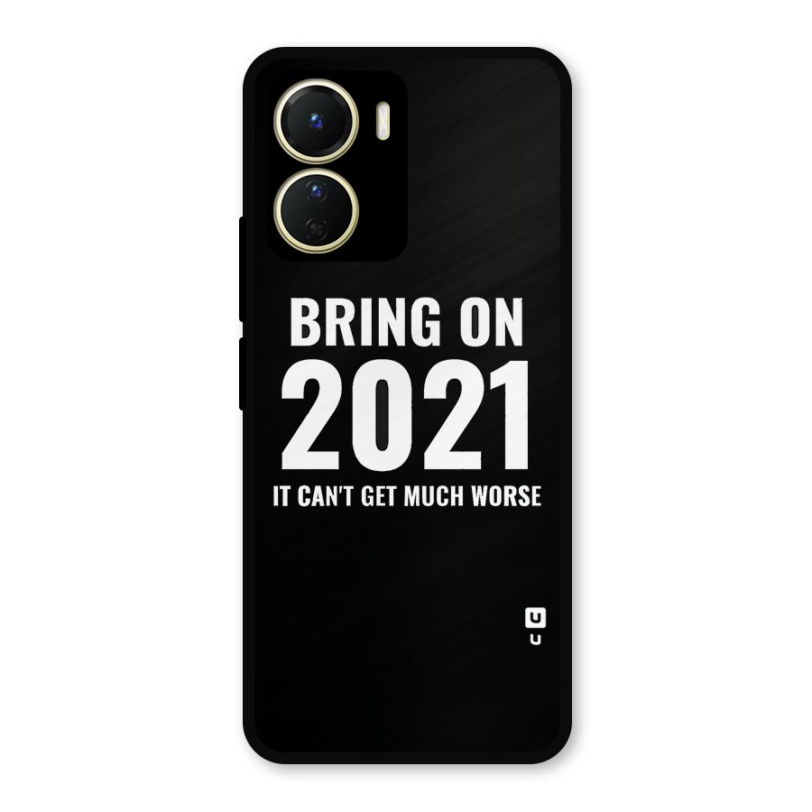 Bring On 2021 Metal Back Case for Vivo Y16