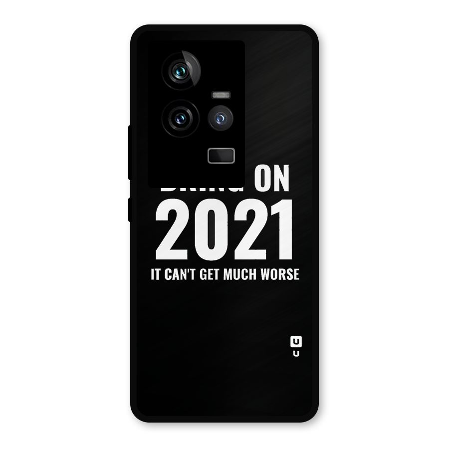 Bring On 2021 Metal Back Case for iQOO 11 5G
