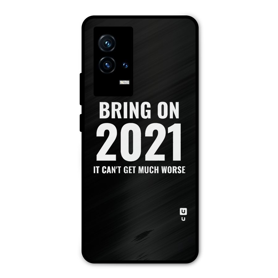 Bring On 2021 Metal Back Case for iQOO 9 5G