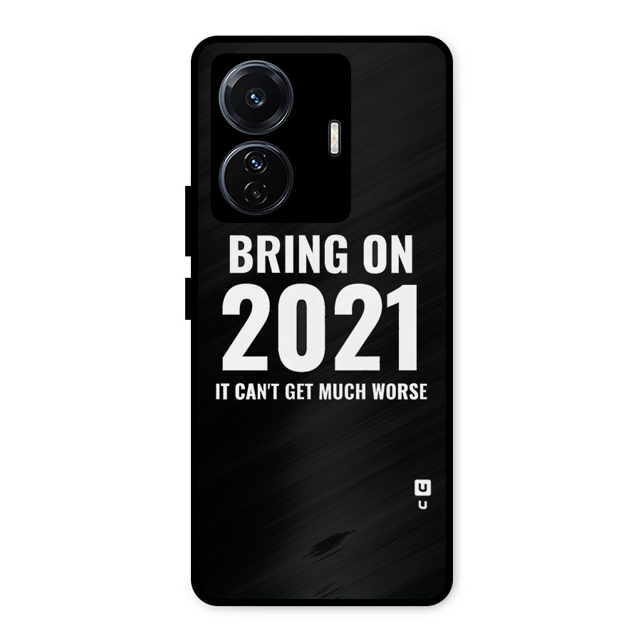 Bring On 2021 Metal Back Case for iQOO Z6