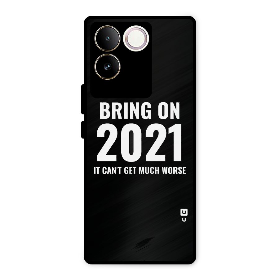 Bring On 2021 Metal Back Case for iQOO Z7 Pro
