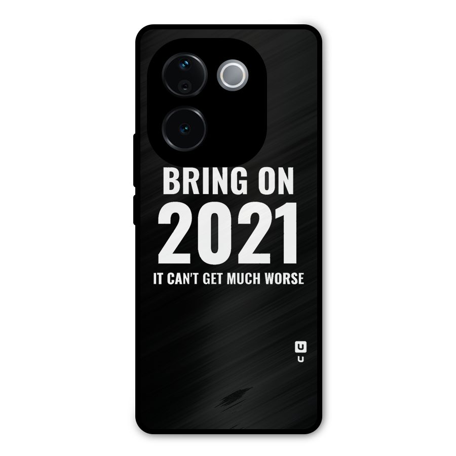 Bring On 2021 Metal Back Case for iQOO Z9s Pro