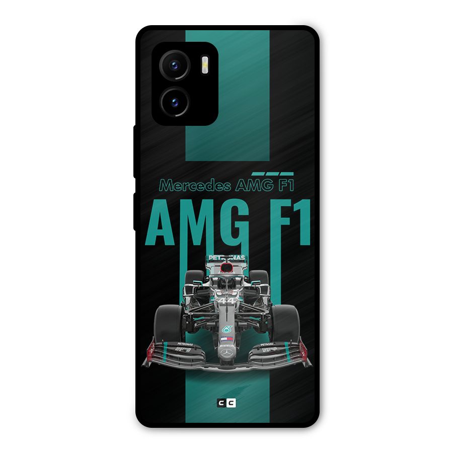 Brisk Car Metal Back Case for Vivo Y15s