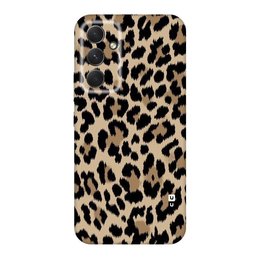 Brown Leapord Print Original Polycarbonate Back Case for Galaxy A54