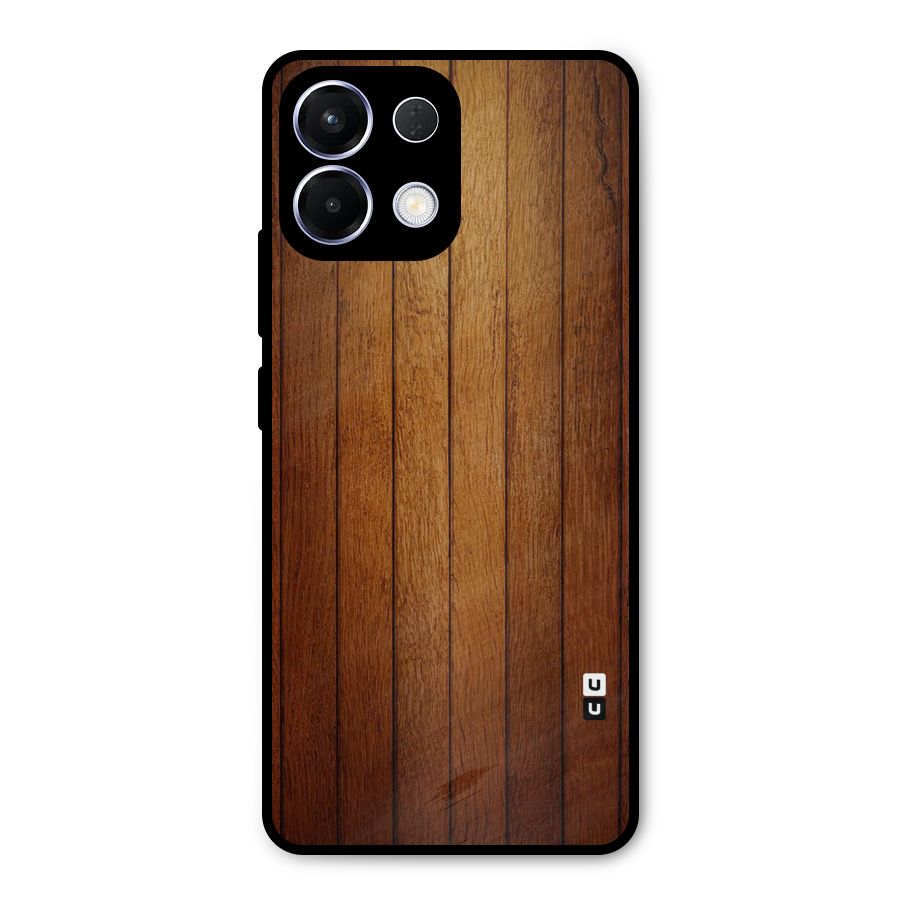 Brown Wood Design Metal Back Case for Oppo K13