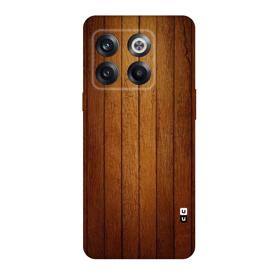 Brown Wood Design Original Polycarbonate Back Case for OnePlus 10T