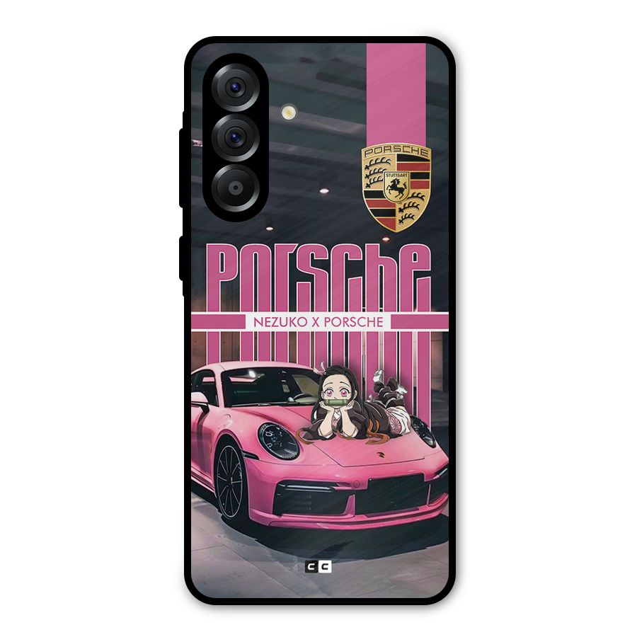 Bubble Race Car Metal Back Case for Galaxy A36