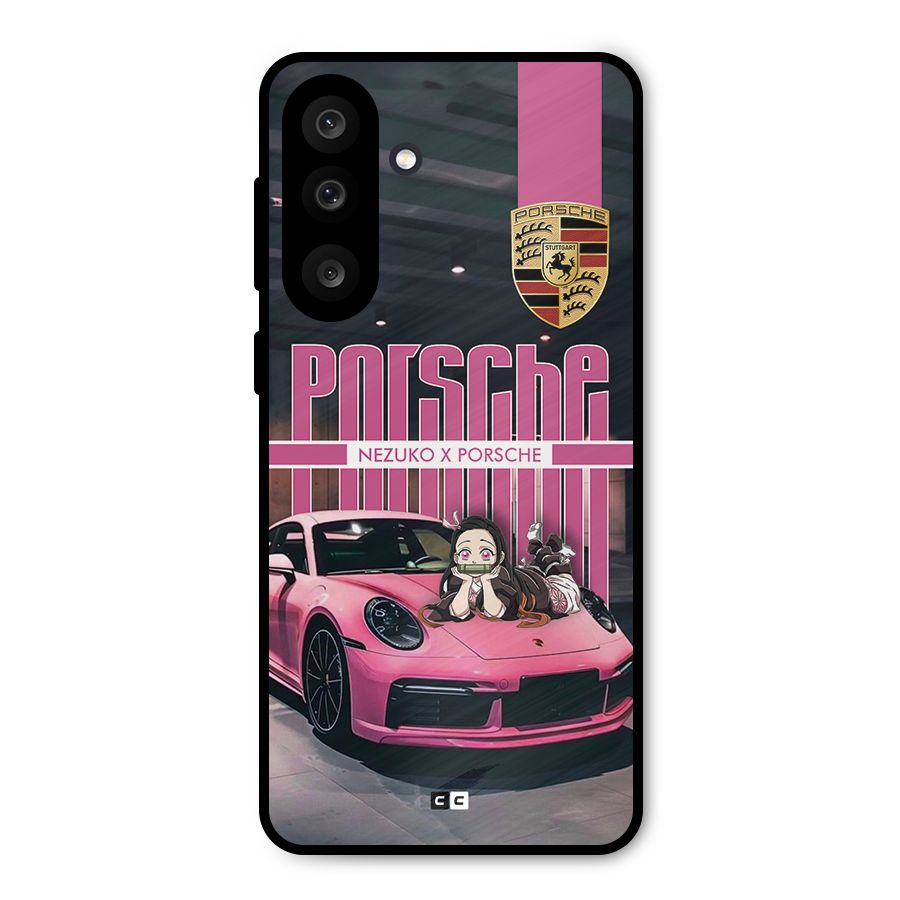 Bubble Race Car Metal Back Case for Galaxy F56
