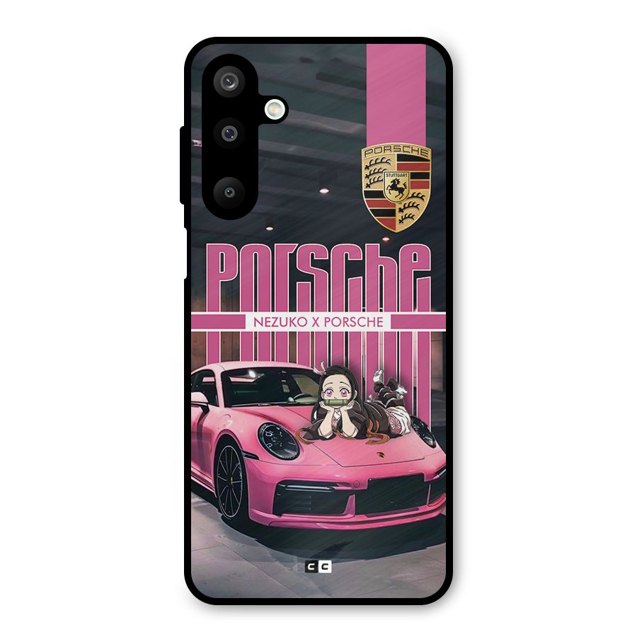 Bubble Race Car Metal Back Case for Galaxy M16