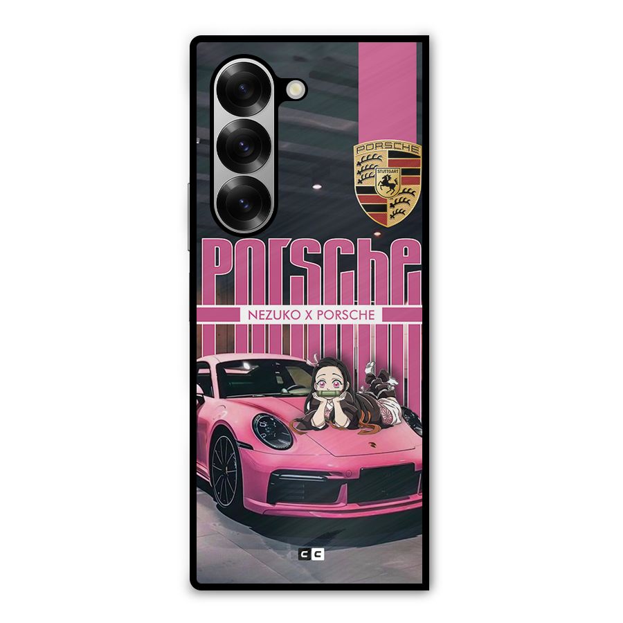 Bubble Race Car Metal Back Case for Galaxy Z Fold6