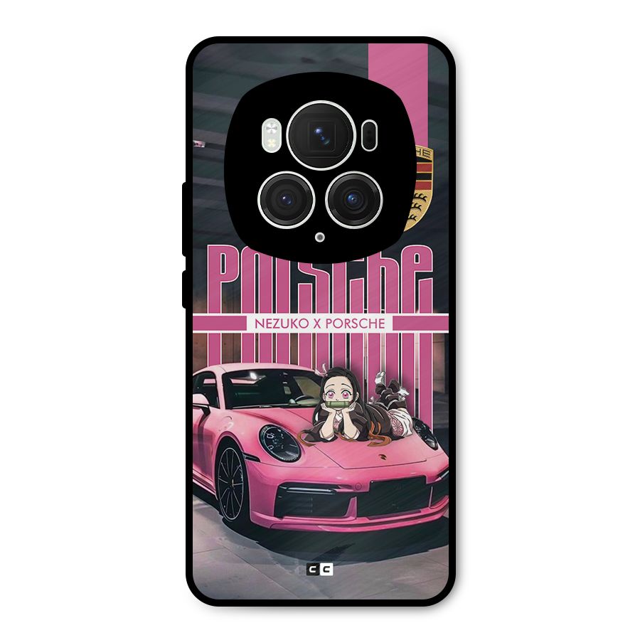 Bubble Race Car Metal Back Case for Honor Magic6 Pro