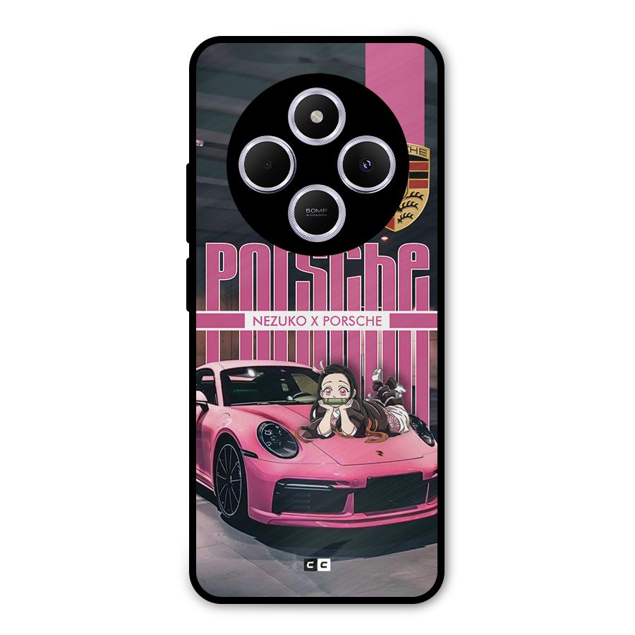 Bubble Race Car Metal Back Case for Poco C75 5G