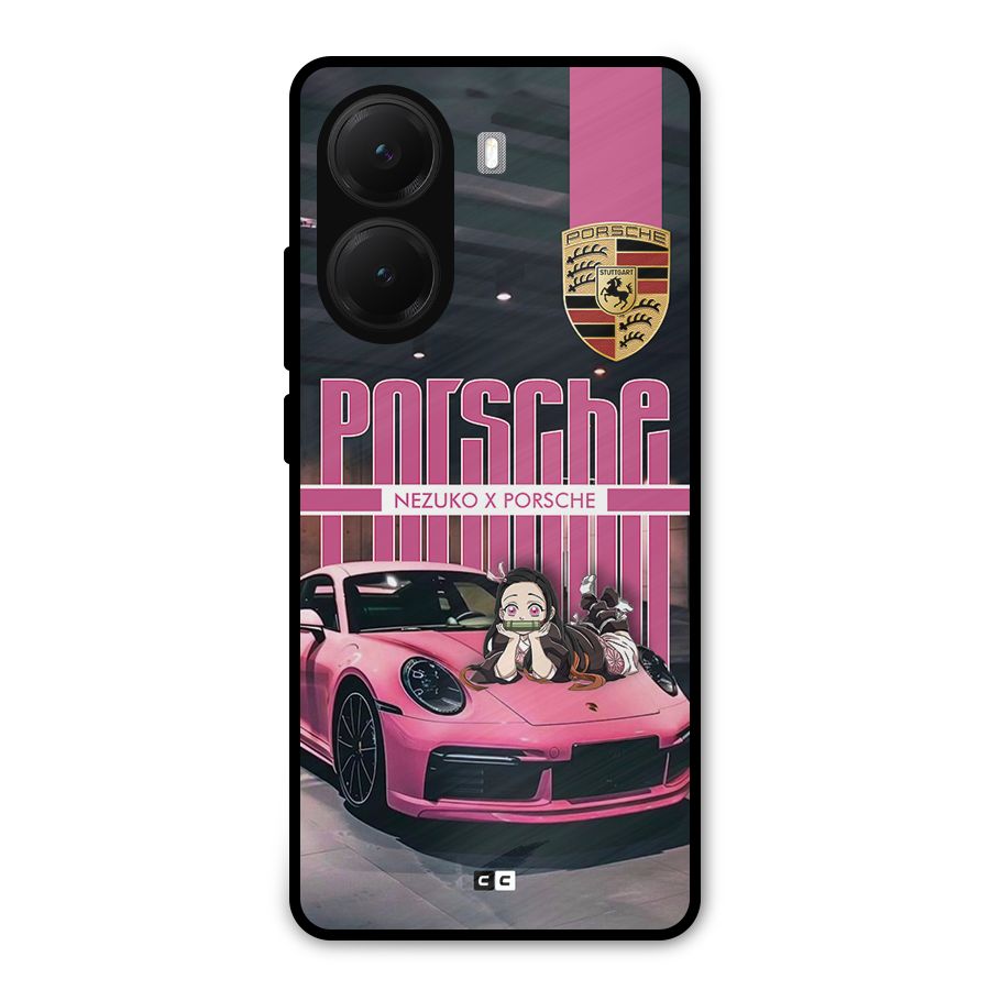 Bubble Race Car Metal Back Case for Poco X7 Pro