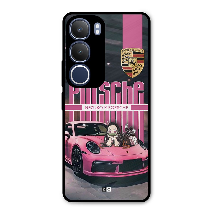 Bubble Race Car Metal Back Case for Vivo Y29
