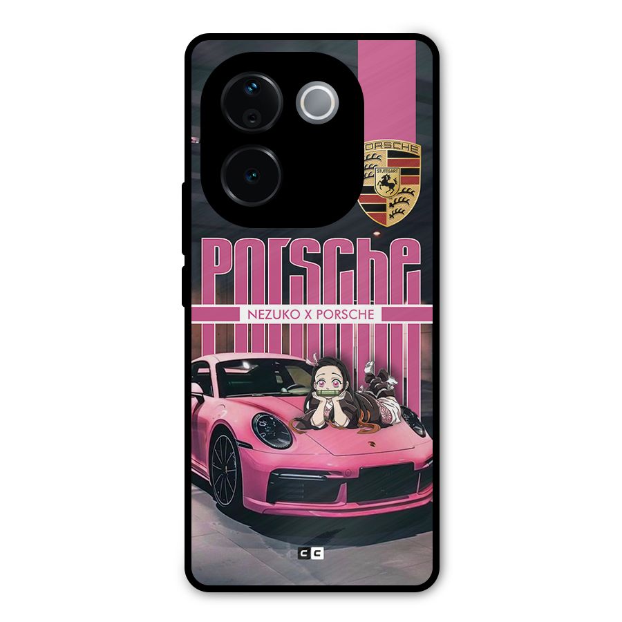 Bubble Race Car Metal Back Case for iQOO Z9s Pro