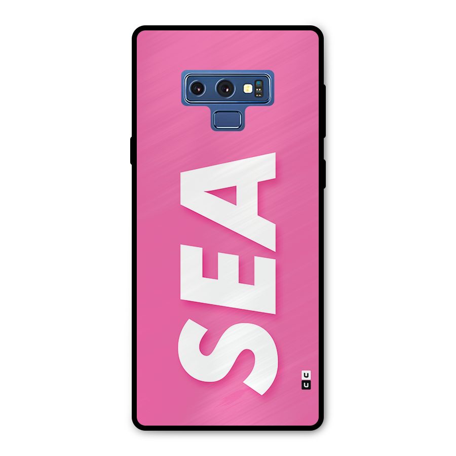 Bubble Sea Metal Back Case for Galaxy Note 9