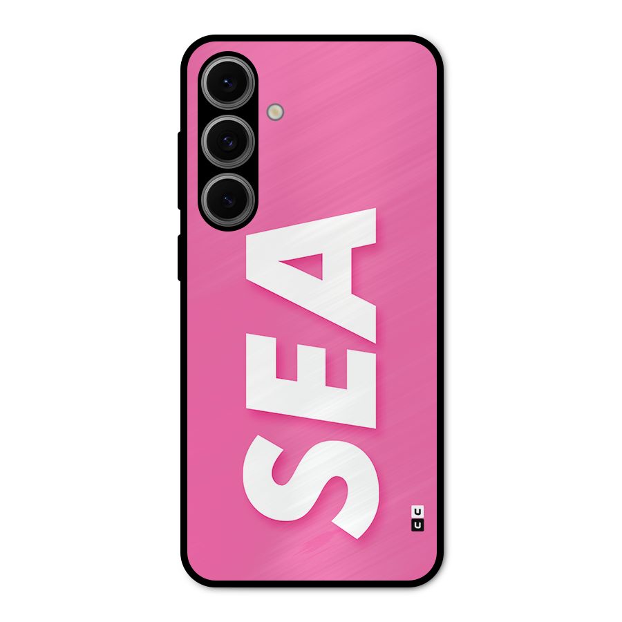 Bubble Sea Metal Back Case for Galaxy S24 FE