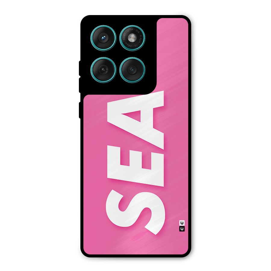 Bubble Sea Metal Back Case for Motorola Edge 60 Fusion