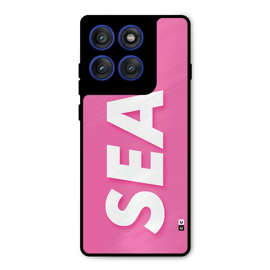Bubble Sea Metal Back Case for Motorola Edge 60 Pro