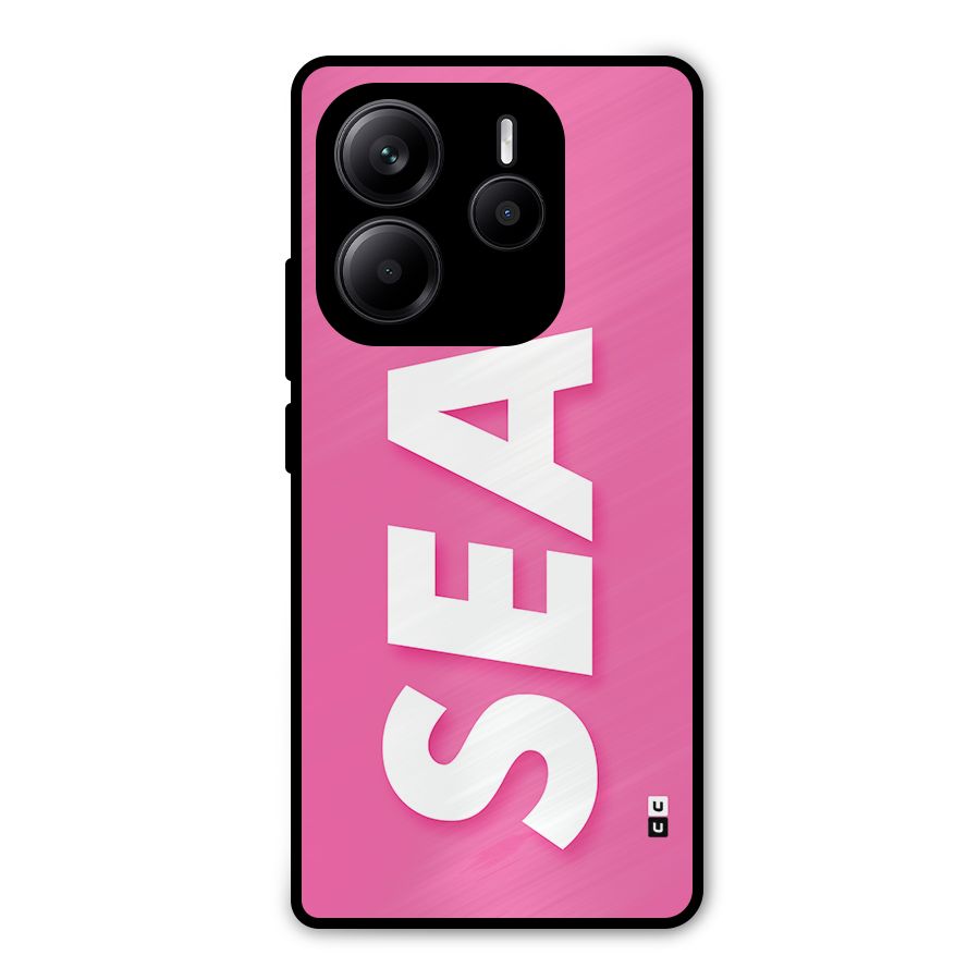 Bubble Sea Metal Back Case for Redmi Note 14 5G