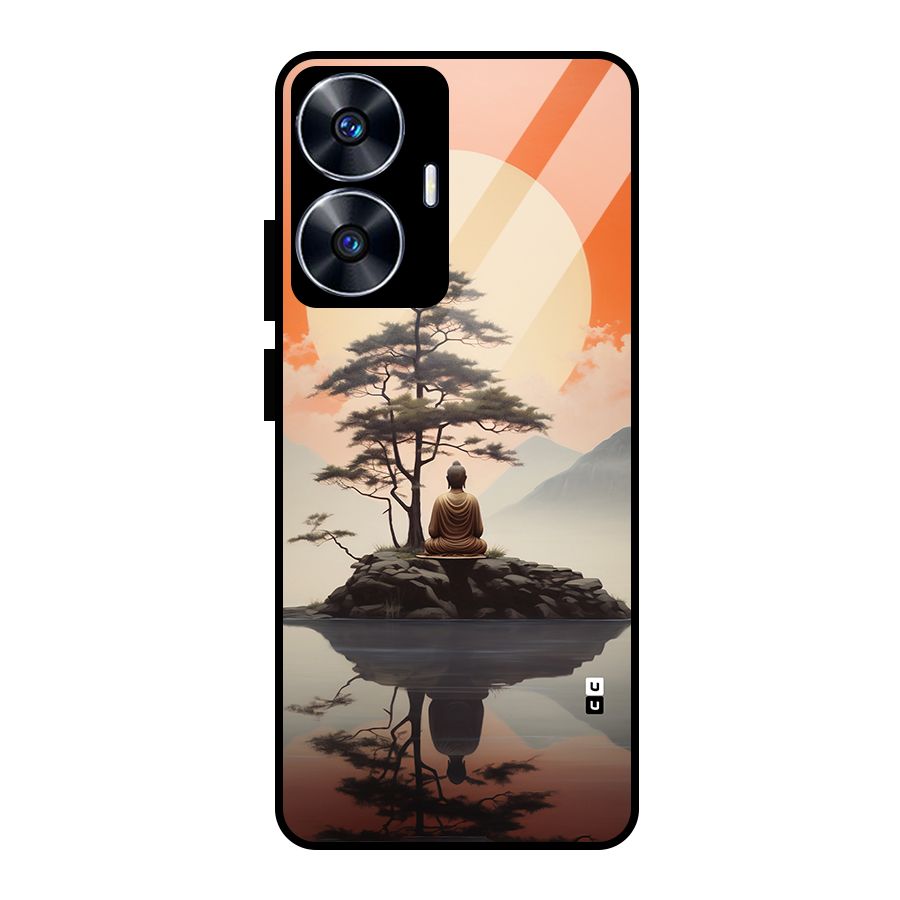 Buddha Nature Glass Back Case for Realme Narzo N55