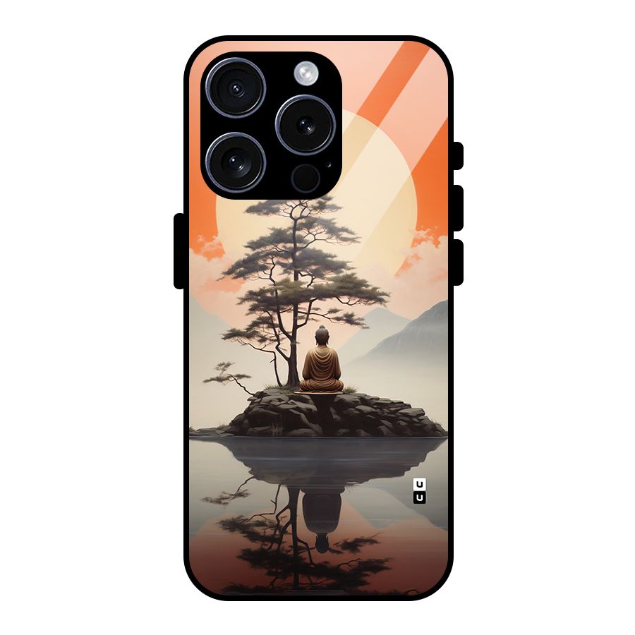 Buddha Nature Glass Back Case for iPhone 15 Pro