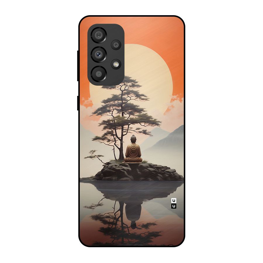 Buddha Nature Metal Back Case for Galaxy A33 5G