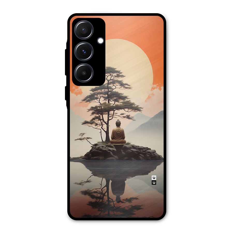 Buddha Nature Metal Back Case for Galaxy A55