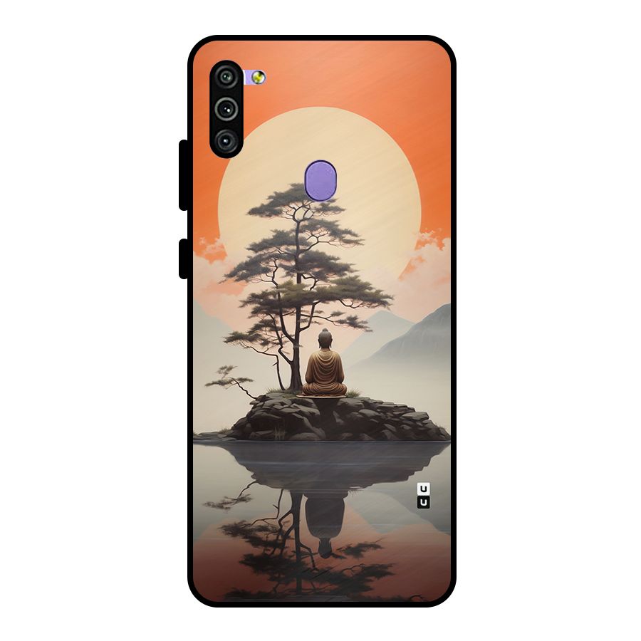 Buddha Nature Metal Back Case for Galaxy M11