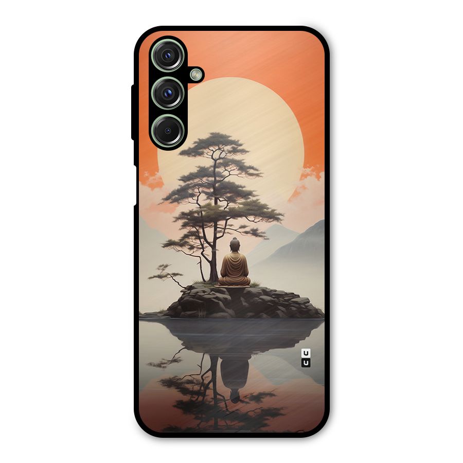 Buddha Nature Metal Back Case for Galaxy M34