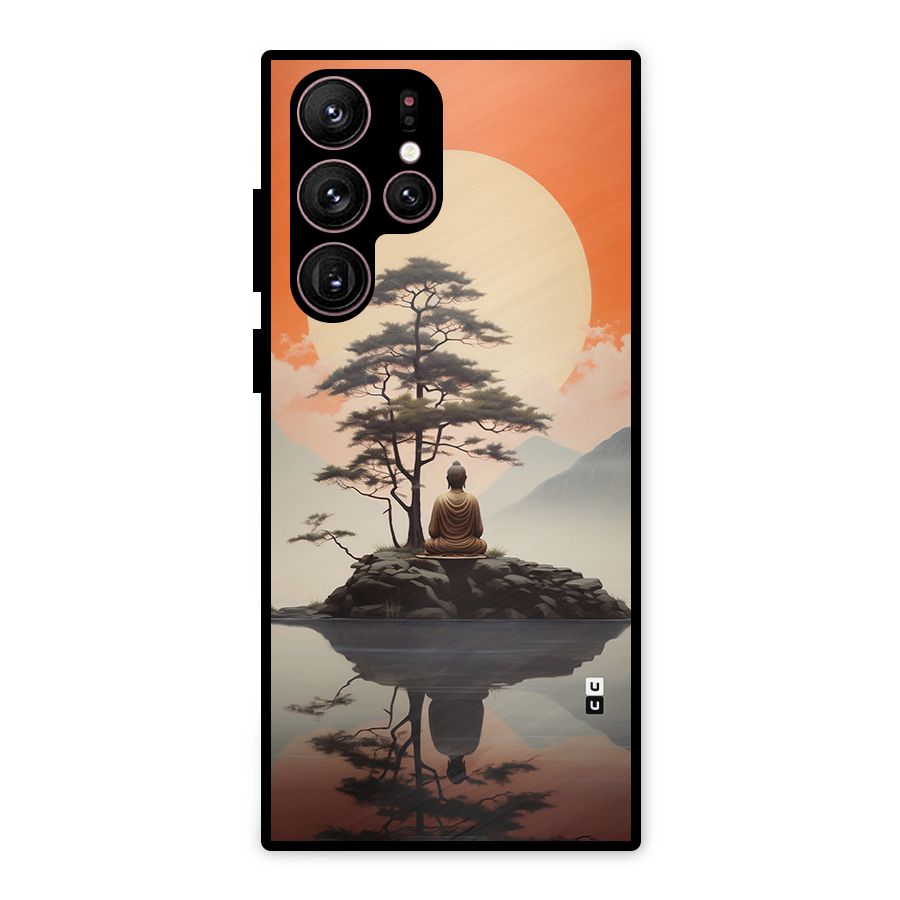 Buddha Nature Metal Back Case for Galaxy S22 Ultra 5G