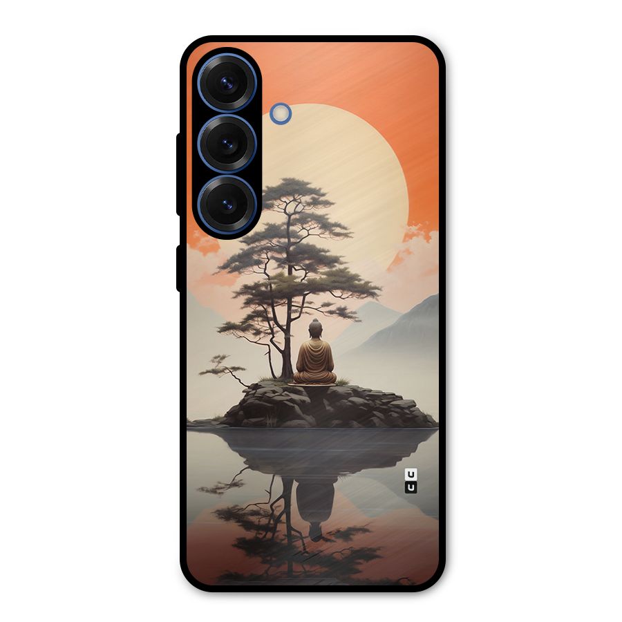Buddha Nature Metal Back Case for Galaxy S25