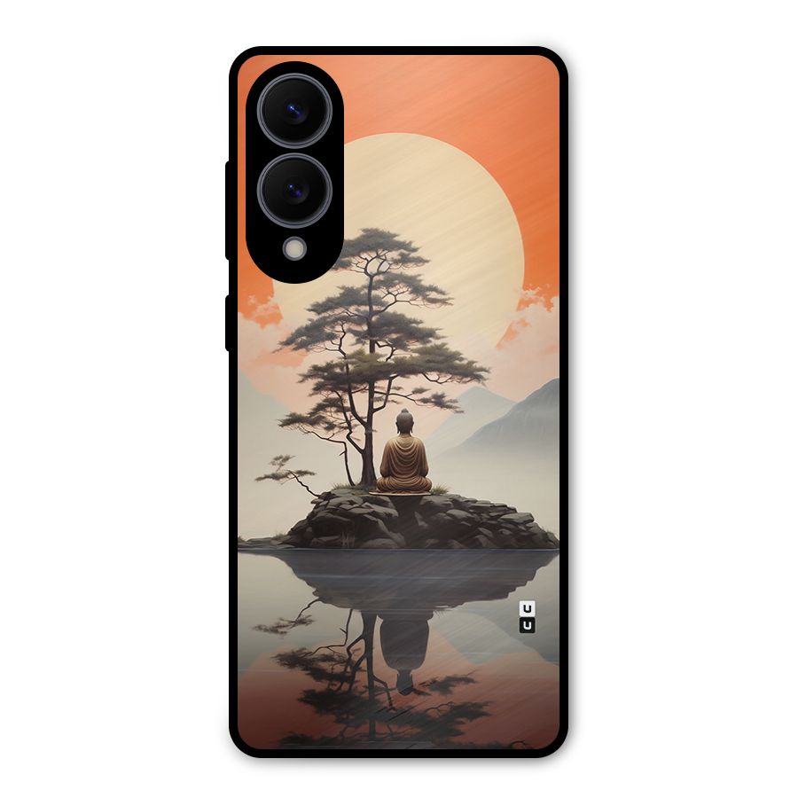 Buddha Nature Metal Back Case for Galaxy S25 Edge