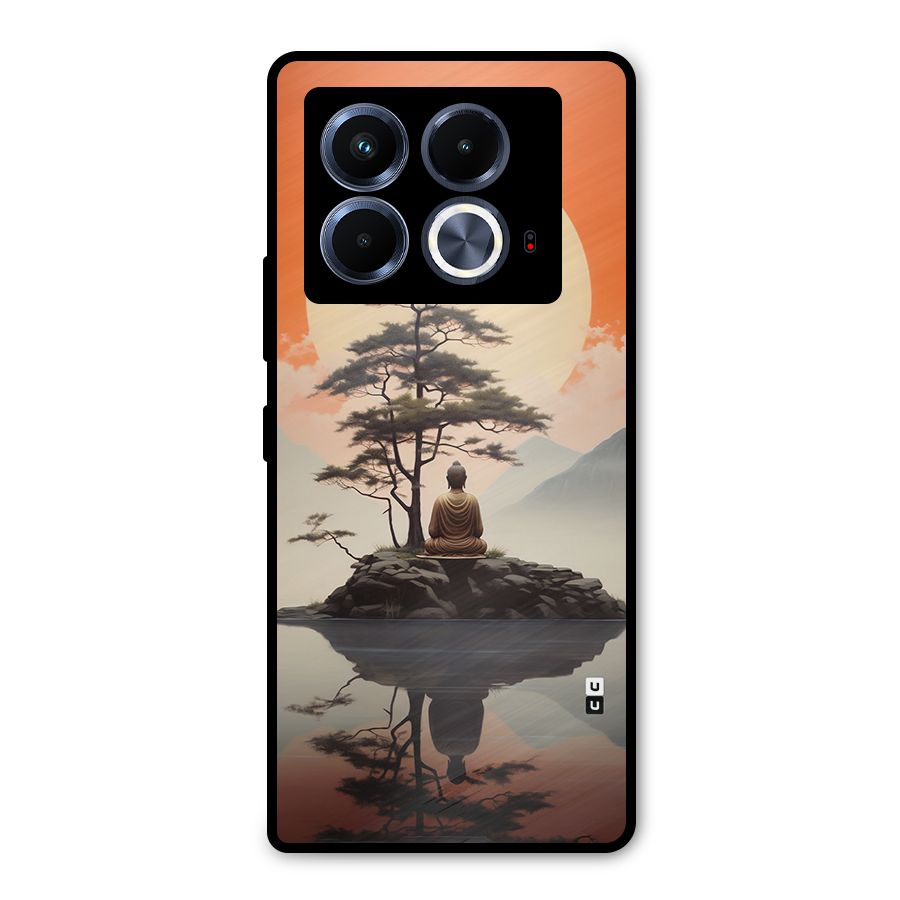 Buddha Nature Metal Back Case for Infinix Note 40 5G