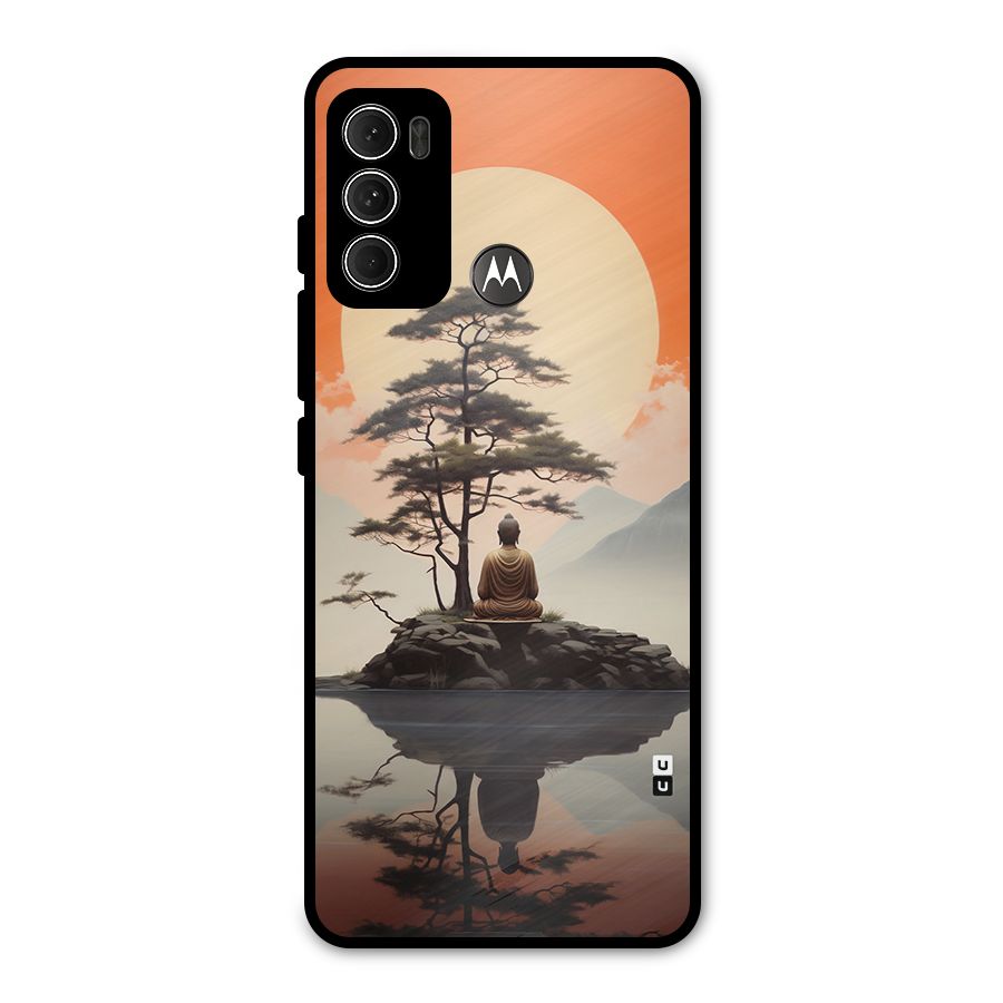 Buddha Nature Metal Back Case for Moto G60