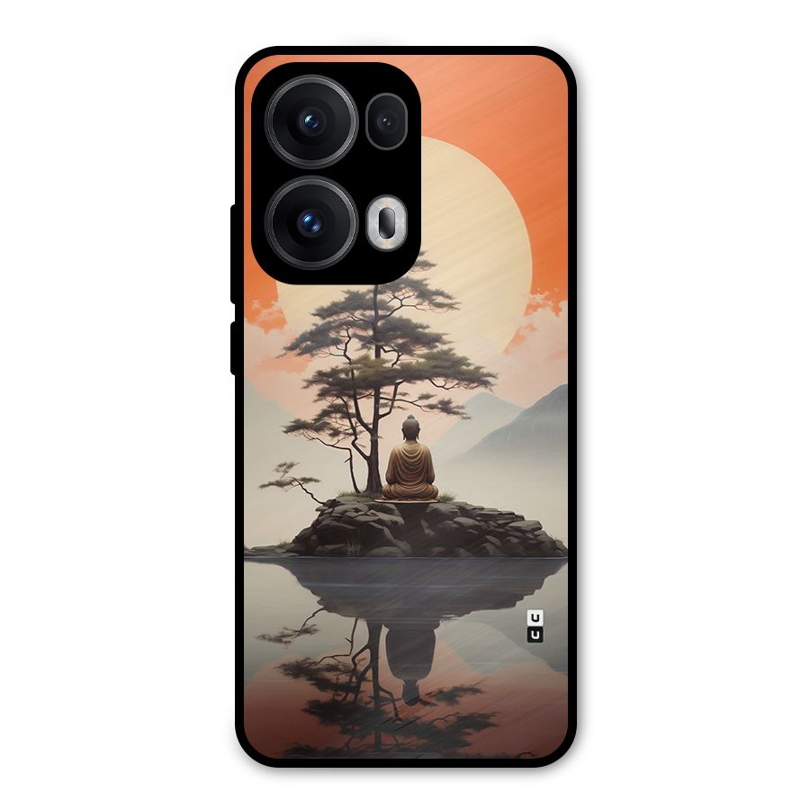 Buddha Nature Metal Back Case for Oppo Reno13 Pro