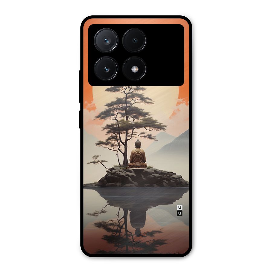 Buddha Nature Metal Back Case for Poco X6 Pro