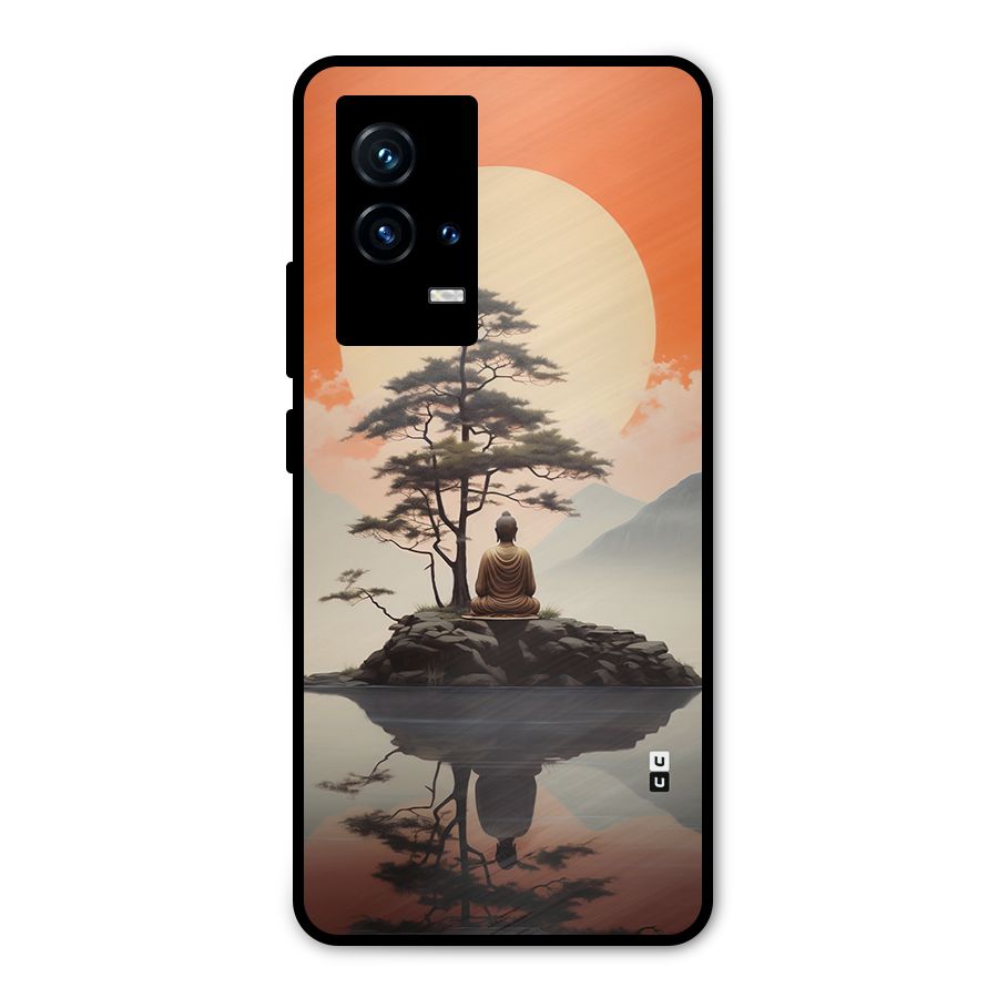 Buddha Nature Metal Back Case for iQOO 9 5G