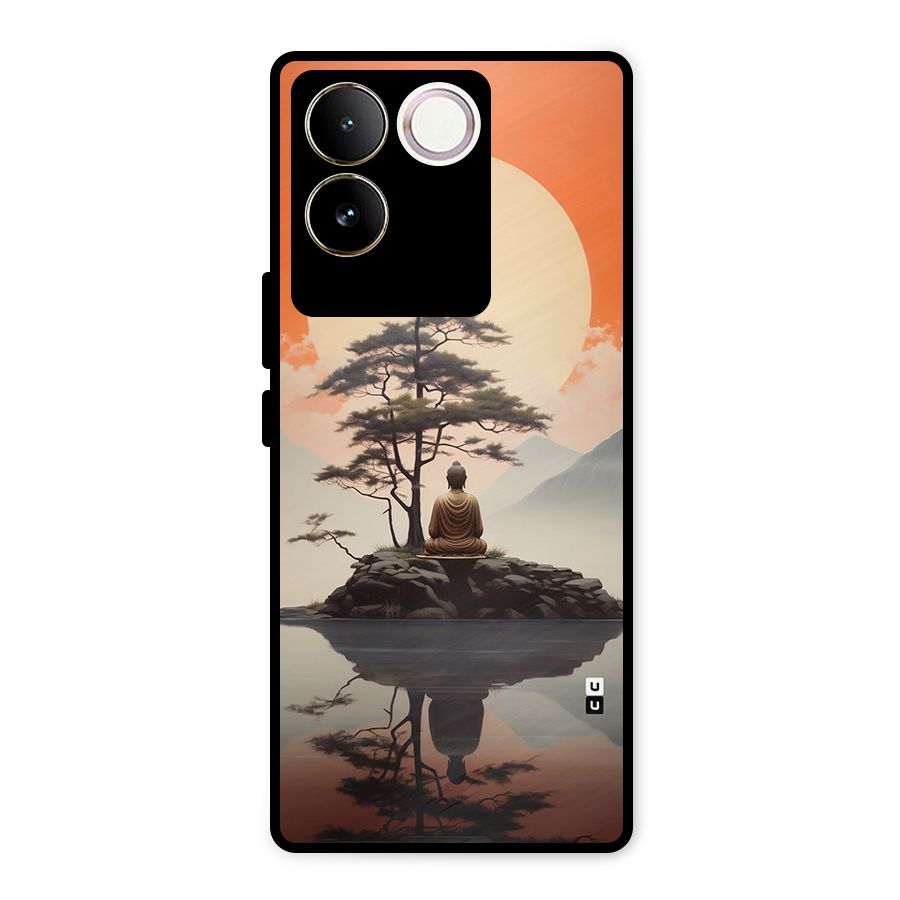 Buddha Nature Metal Back Case for iQOO Z7 Pro
