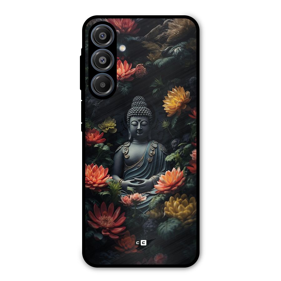 Buddha With Flower Metal Back Case for Galaxy A16 5G