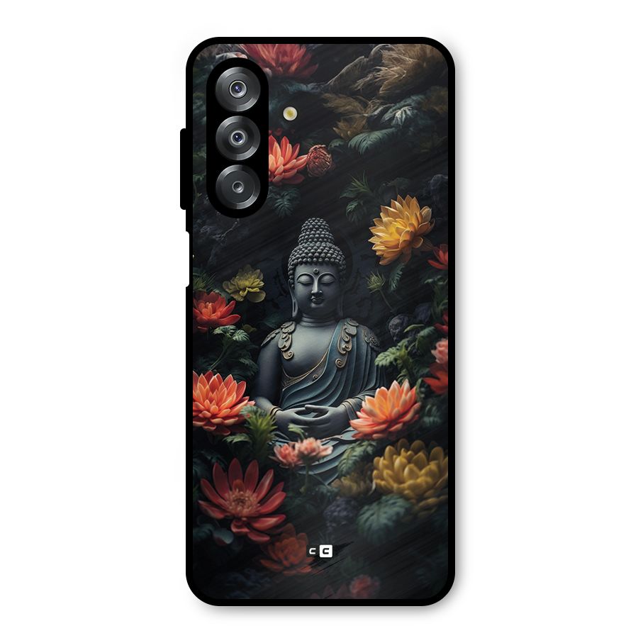 Buddha With Flower Metal Back Case for Galaxy A26