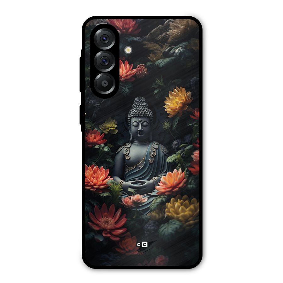 Buddha With Flower Metal Back Case for Galaxy A36