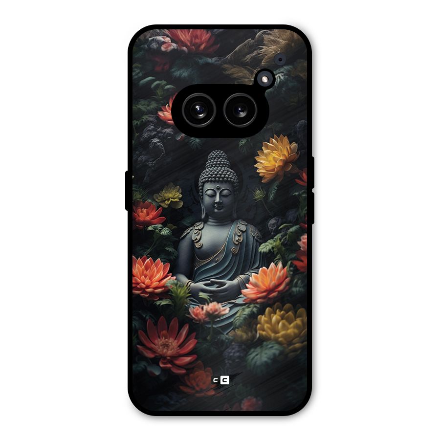 Buddha With Flower Metal Back Case for Nothing Phone 2a