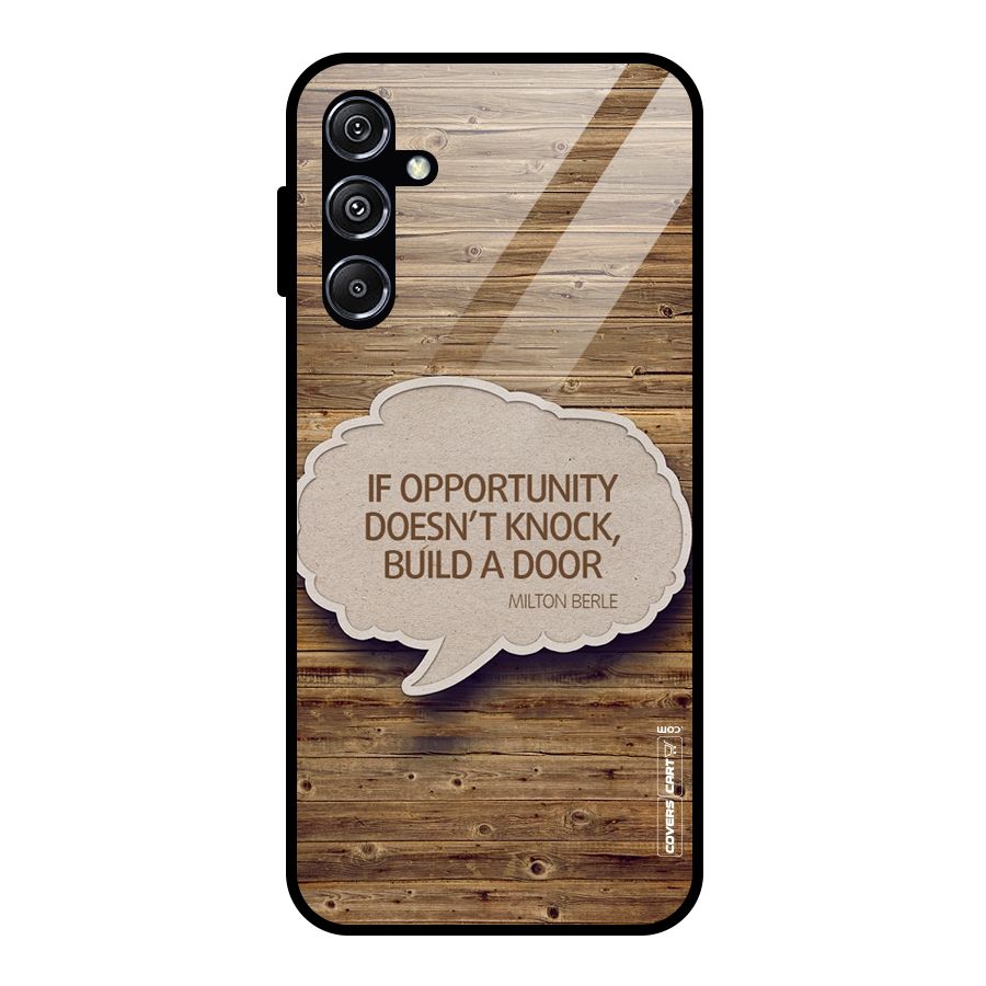 Build Your Door Glass Back Case for Galaxy M34 5G