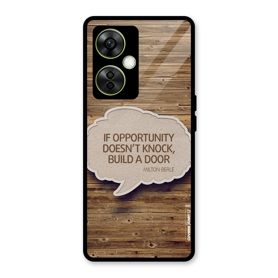 Build Your Door Glass Back Case for OnePlus Nord CE 3 Lite